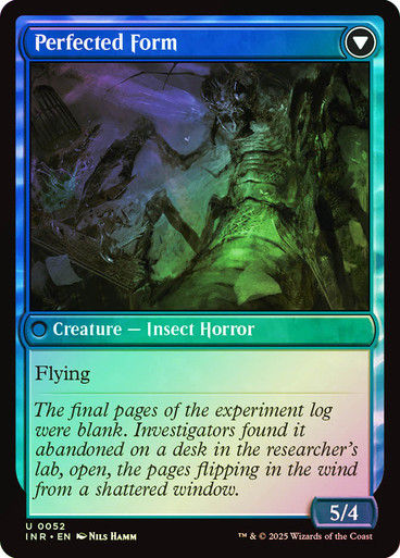 Aberrant Researcher // Perfected Form (INR) (52) / Foil — cara 2 de 2