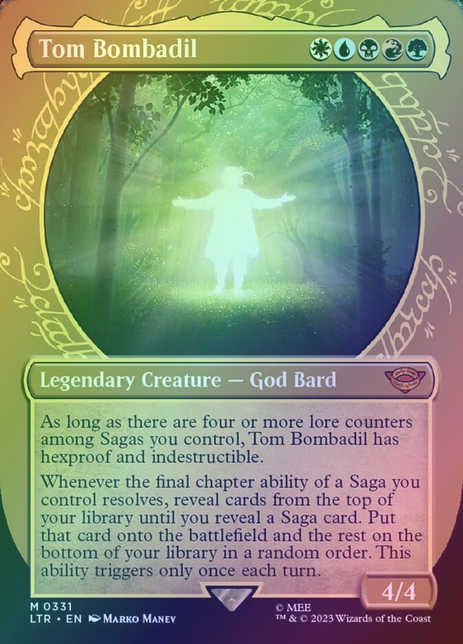 Tom Bombadil (LTR) (331) / Borderless / Showcase / Foil