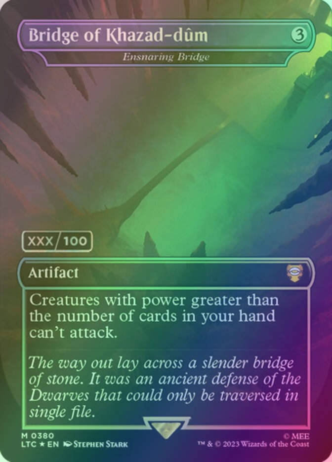Ensnaring Bridge (LTC) (380z) / Borderless / Serialized