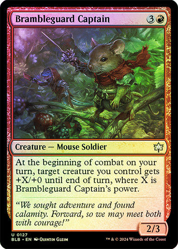 Brambleguard Captain (blb) (127) / Foil