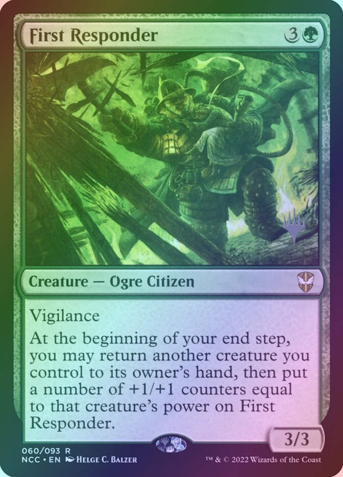First Responder (PNCC) (60p) / Foil