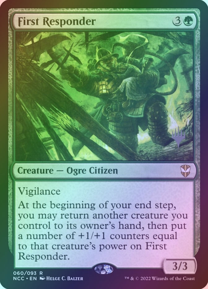First Responder (PNCC) (60p) / Foil