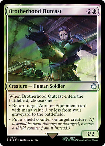 Brotherhood Outcast (pip) (540) / Surge Foil