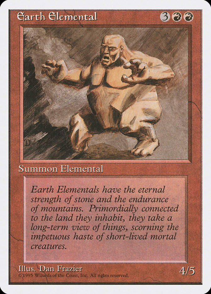 Earth Elemental (4ED) (188)