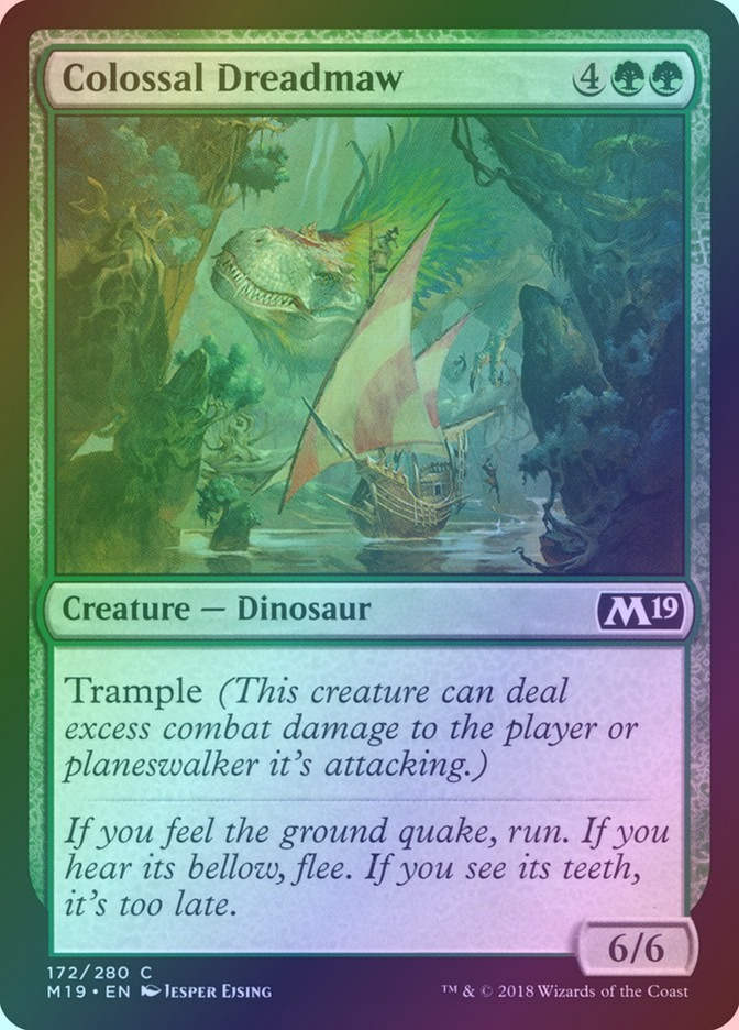 Colossal Dreadmaw (M19) (172) / Foil