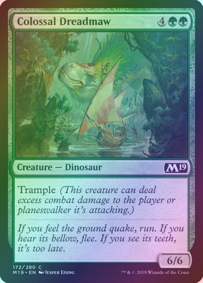Colossal Dreadmaw (M19) (172) / Foil