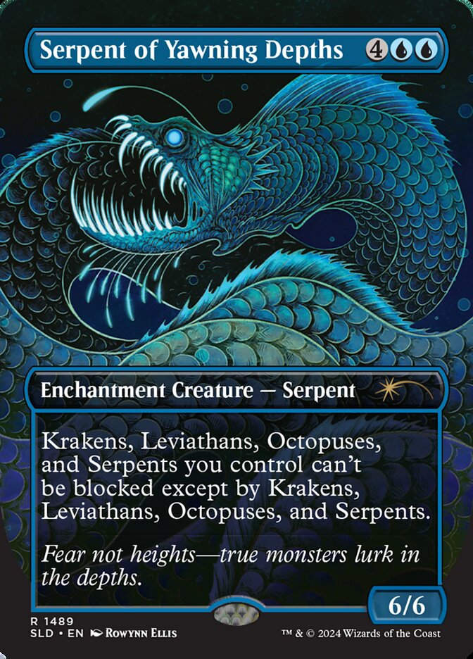 Serpent of Yawning Depths (SLD) (1489) / Borderless