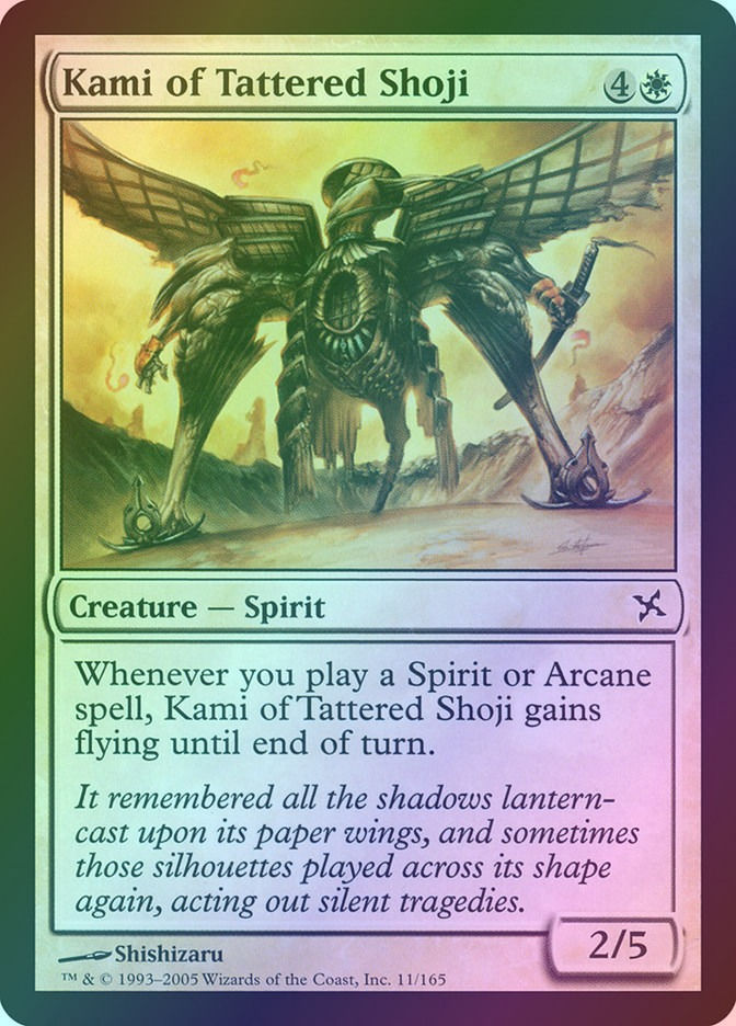 Kami of Tattered Shoji (BOK) (11) / Foil