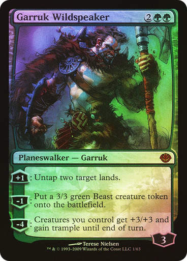 Garruk Wildspeaker (gvl) / Foil