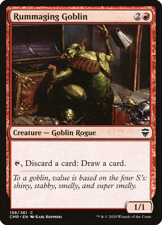 Rummaging Goblin (CMR) (198)