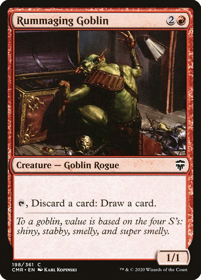 Rummaging Goblin (CMR) (198)