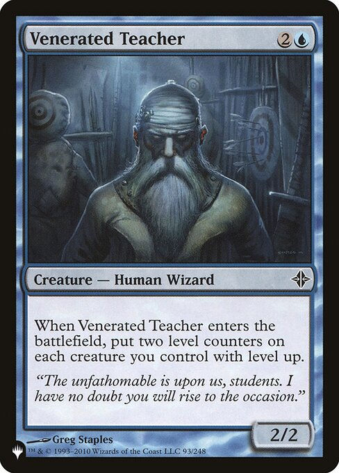 Venerated Teacher (PLST) (ROE-93)