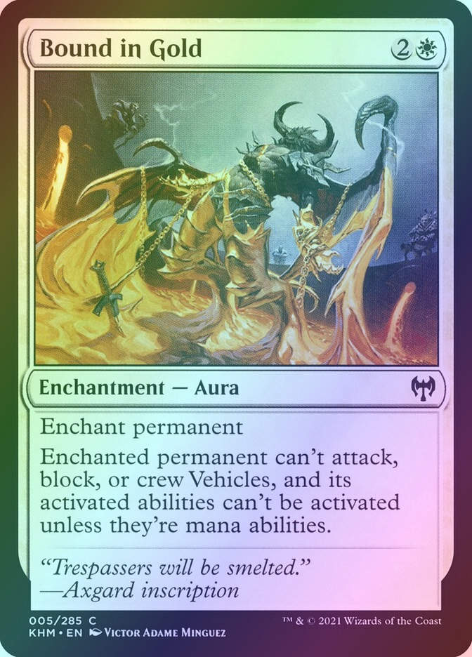 Bound in Gold (KHM) (5) / Foil