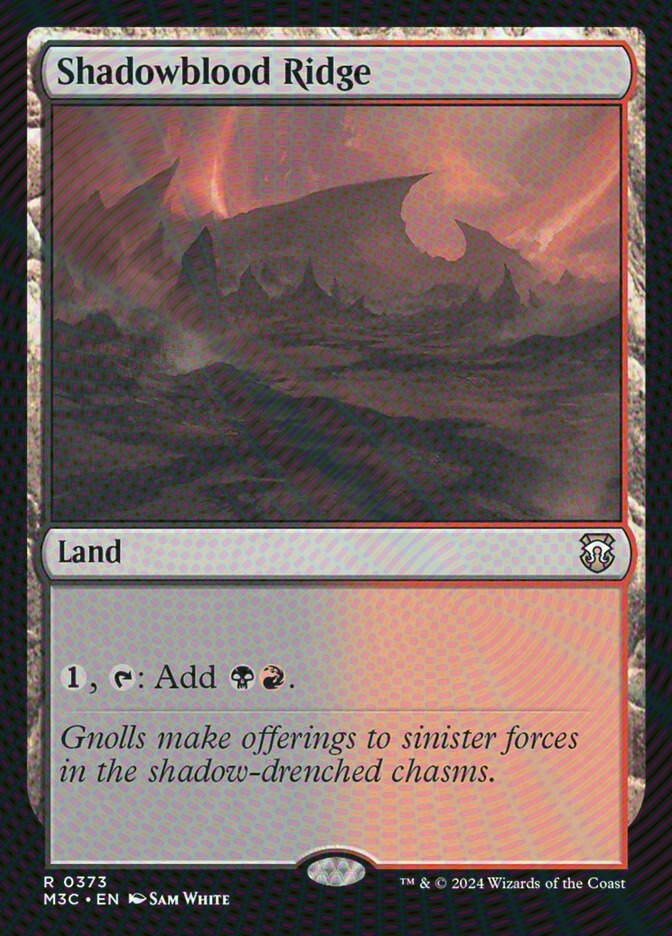 Shadowblood Ridge (M3C) (373) / Ripple Foil