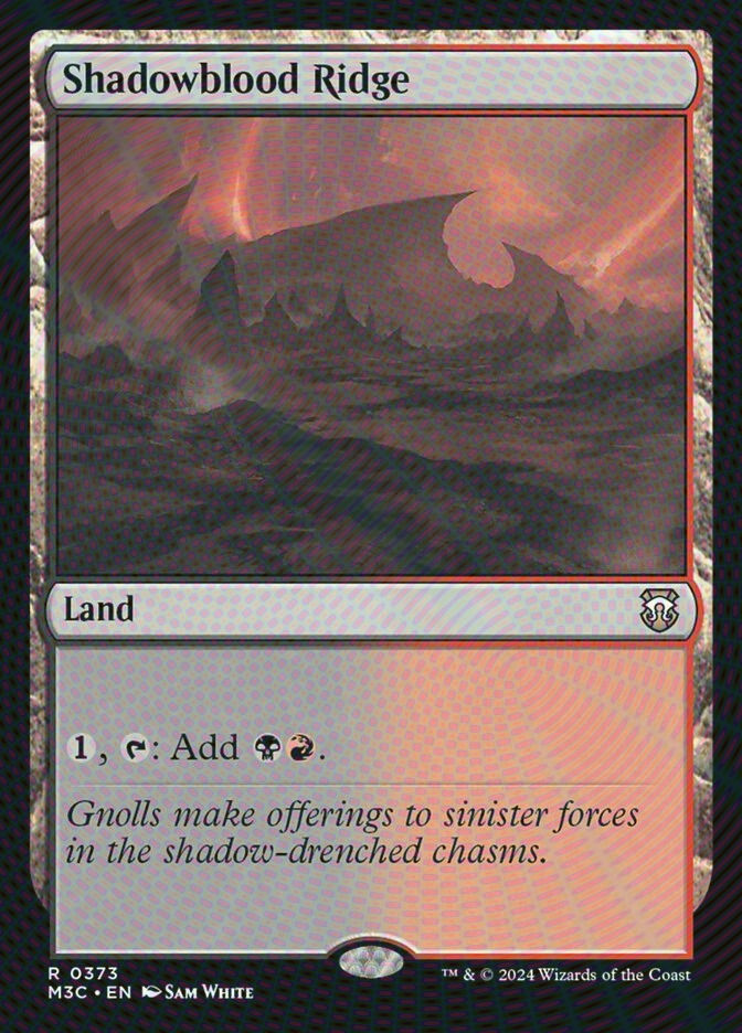 Shadowblood Ridge (M3C) (373) / Ripple Foil