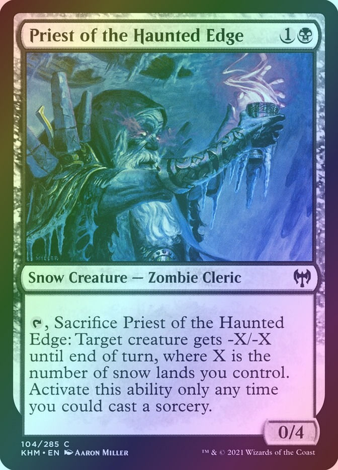 Priest of the Haunted Edge (KHM) (104) / Foil