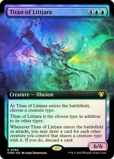 Titan of Littjara (cmm) / Extended Art / Foil
