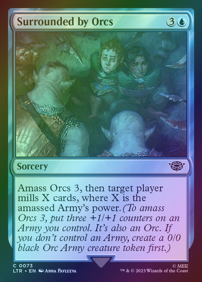 Surrounded by Orcs (LTR) (73) / Foil