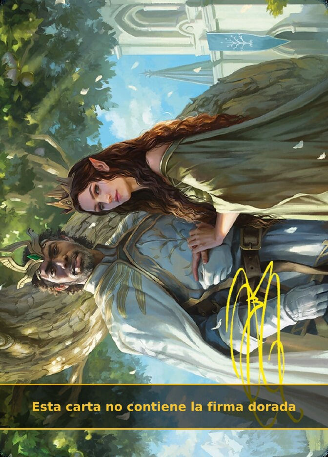 Aragorn and Arwen, Wed (ALTR) (33) / No Firmada