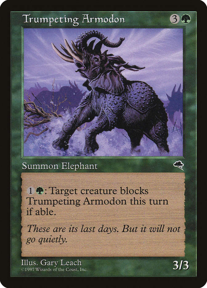 Trumpeting Armodon (TMP) (262)