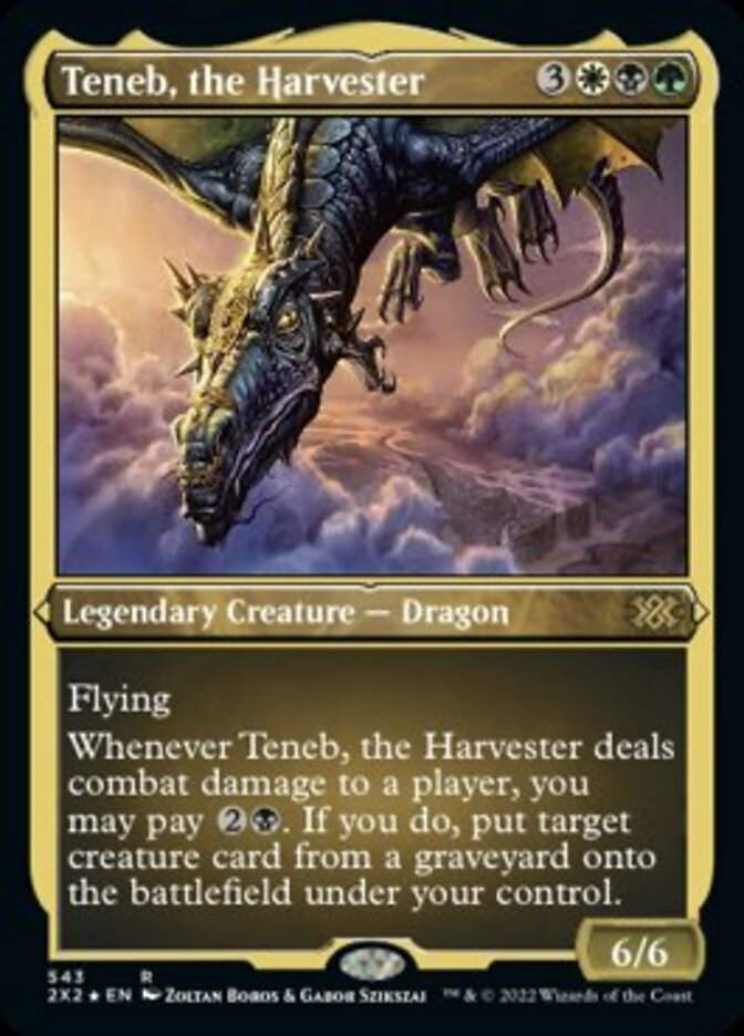 Teneb, the Harvester (2X2) / Etched Foil