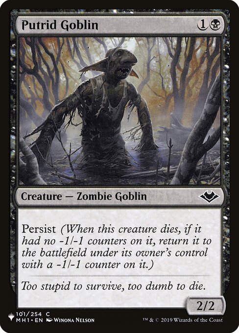 Putrid Goblin (PLST) (MH1-101)