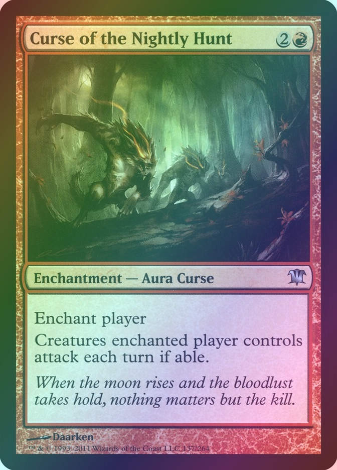 Curse of the Nightly Hunt (ISD) (137) / Foil