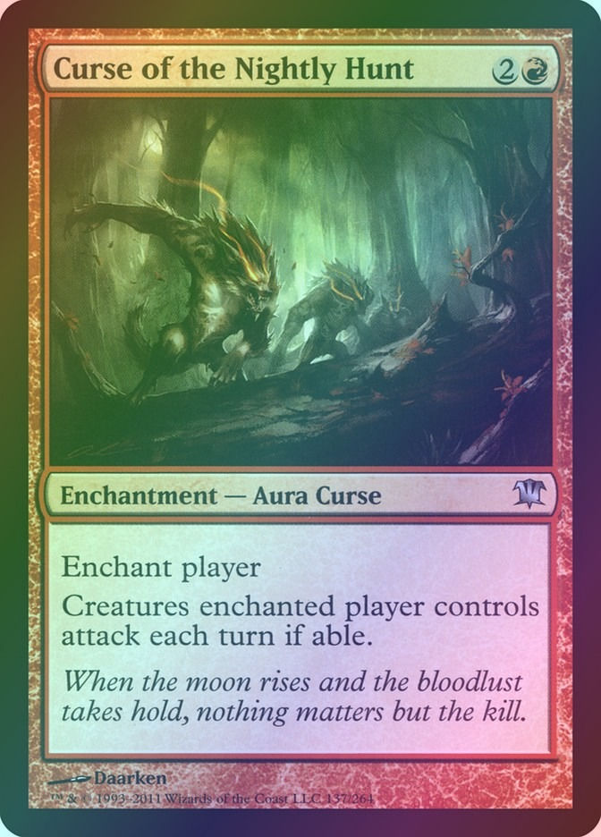 Curse of the Nightly Hunt (ISD) (137) / Foil
