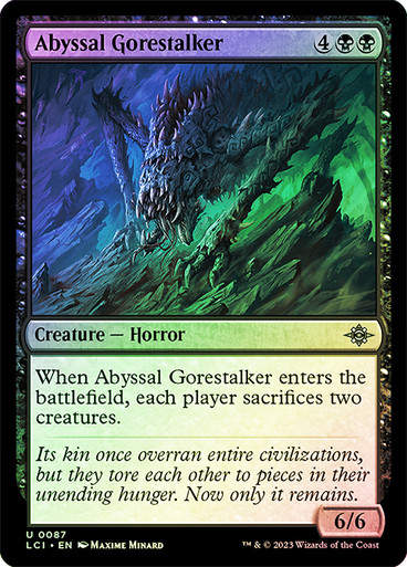 Abyssal Gorestalker (lci) / Foil