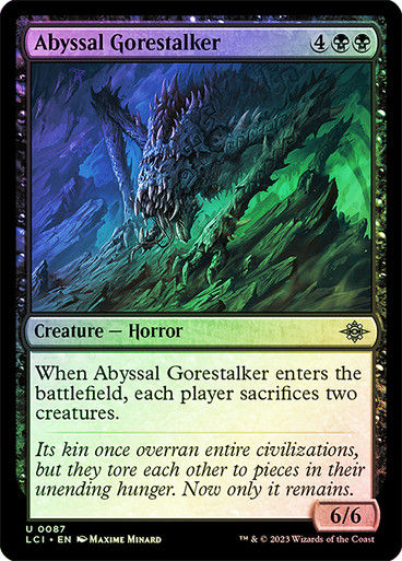 Abyssal Gorestalker (lci) / Foil