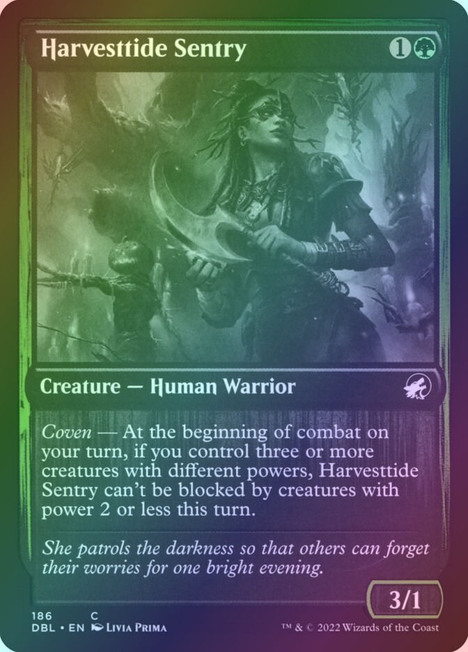 Harvesttide Sentry (DBL) (186) / Foil