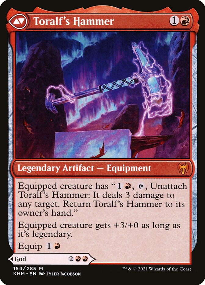 Toralf, God of Fury // Toralf's Hammer (KHM) (154) — cara 2 de 2