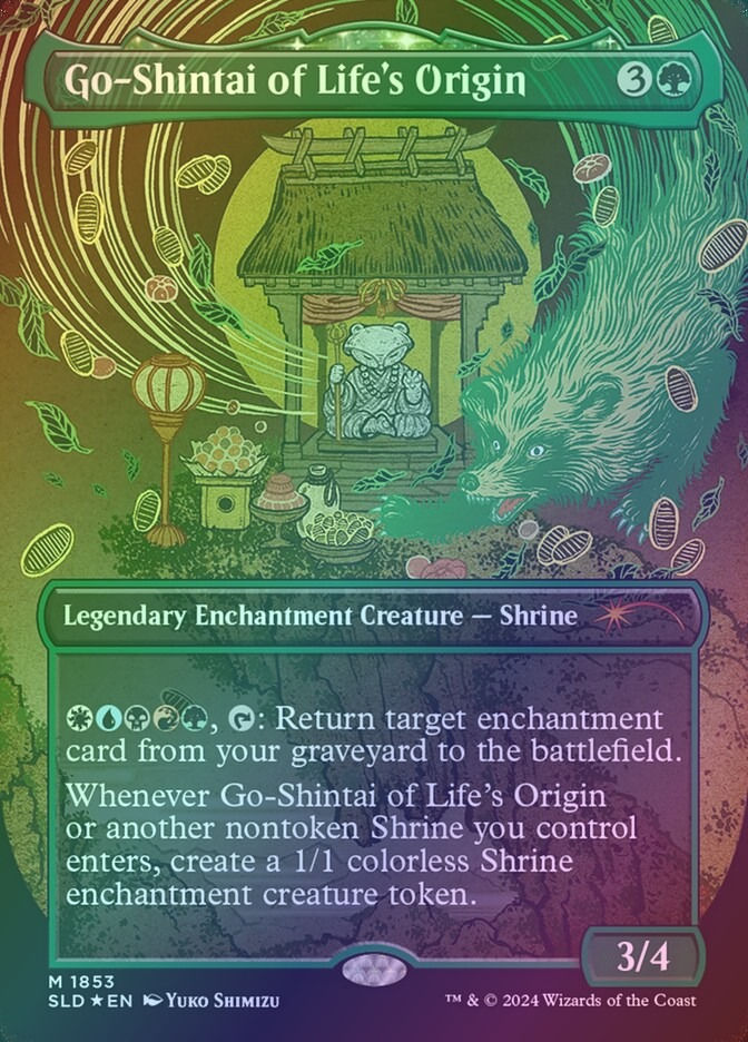 Go-Shintai of Life's Origin (SLD) (1853) / Borderless / Rainbow Foil