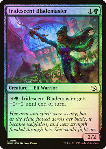 Iridescent Blademaster (mom) / Foil