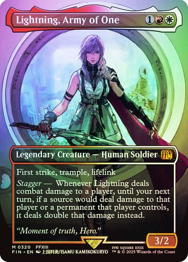 Lightning, Army of One (FIN) (320) / Borderless / Foil