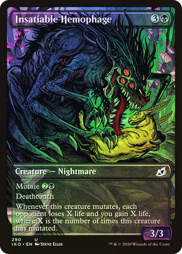 Insatiable Hemophage (IKO) (290) / Showcase / Foil
