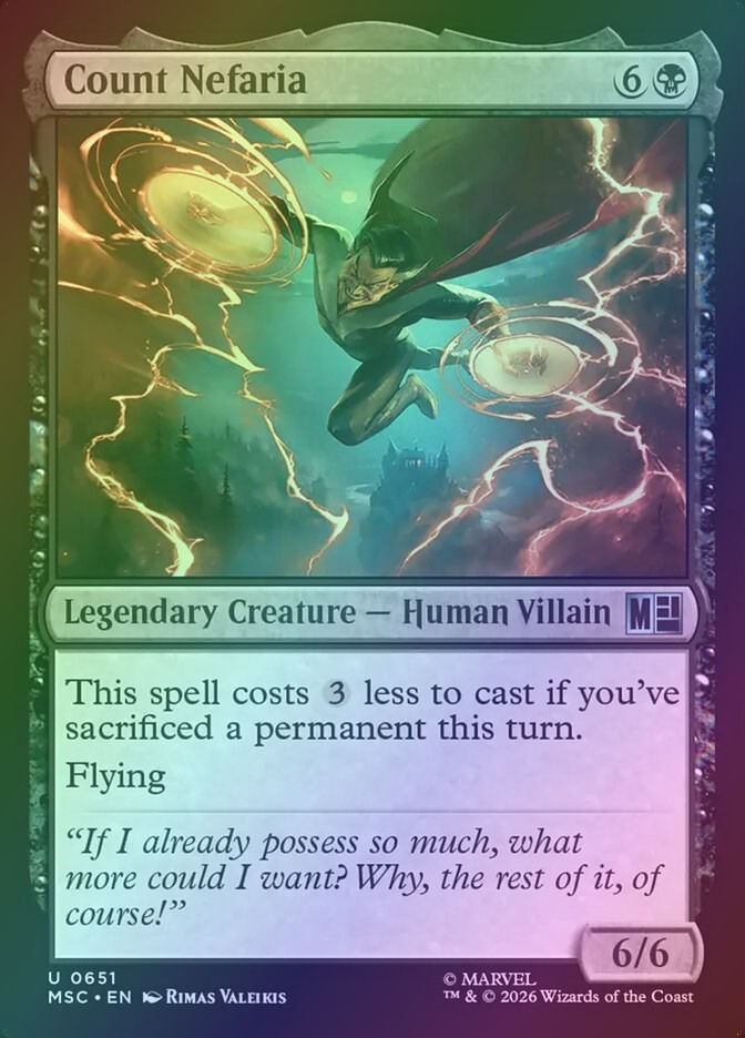 Count Nefaria (MSC) (651) / Foil