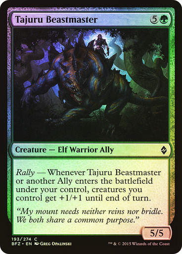 Tajuru Beastmaster (BFZ) (193) / Foil