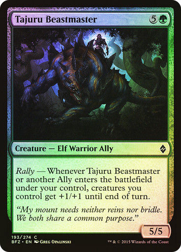 Tajuru Beastmaster (BFZ) (193) / Foil