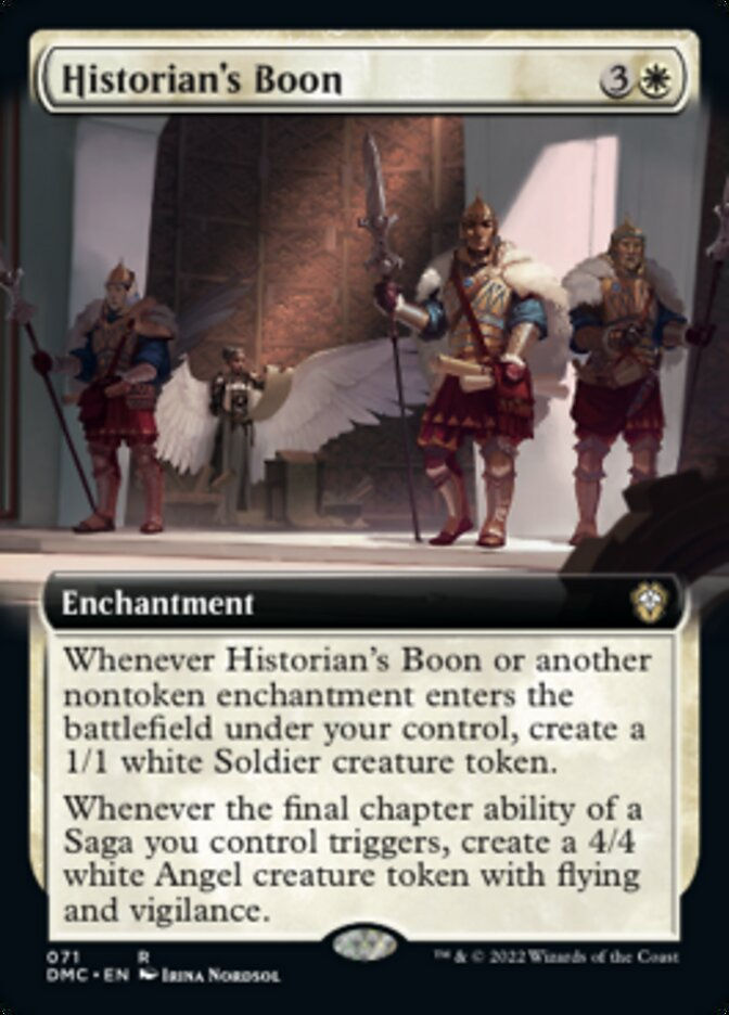 Historian's Boon (DMC) / Extended Art