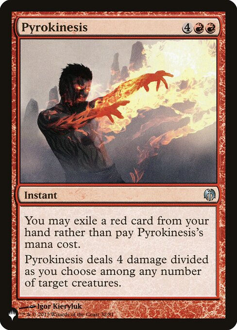 Pyrokinesis (PLST) (DDL-32)