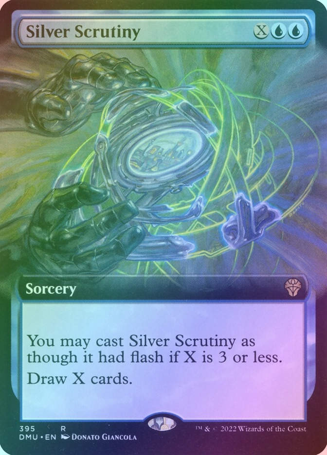 Silver Scrutiny (DMU) (395) / Extended Art / Foil