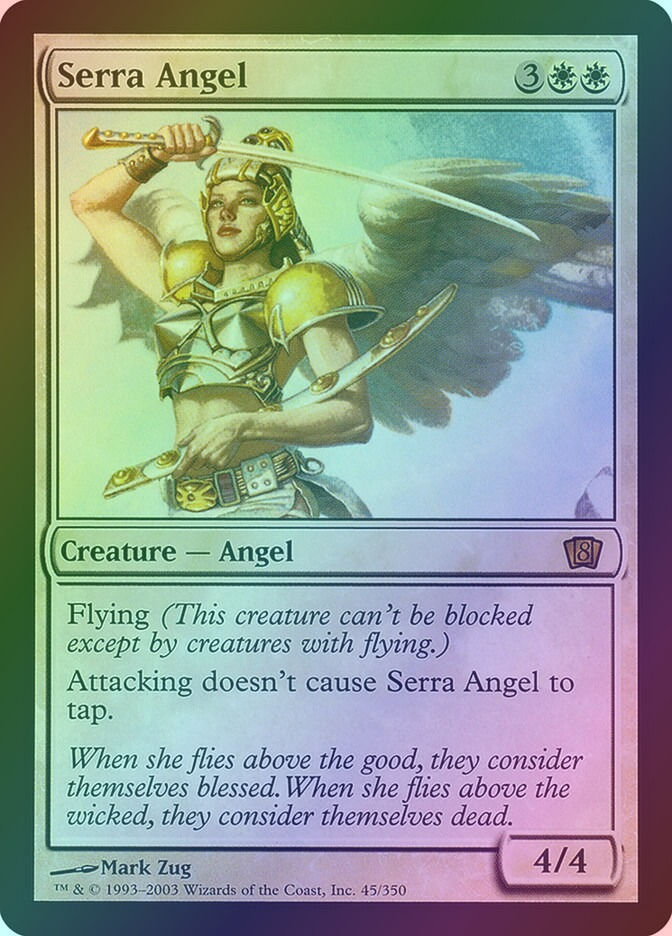Serra Angel (8ED) (45★) / Foil