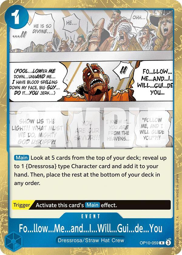 Fo...llow...Me...and...I...Will...Gui...de...You (OP10-059) / Foil