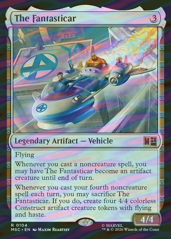 The Fantasticar (MSC) (104) / Surge Foil