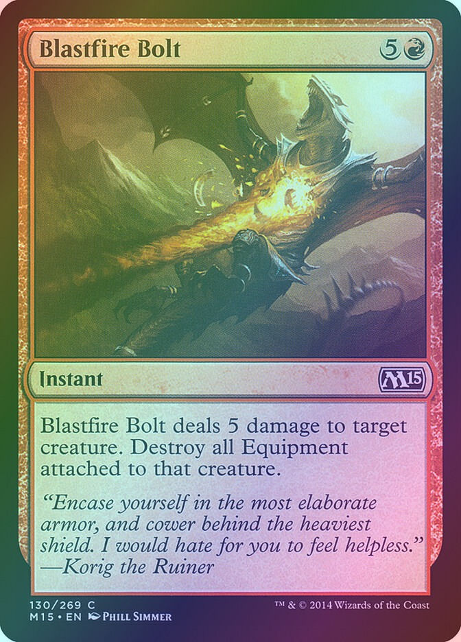 Blastfire Bolt (M15) (130) / Foil