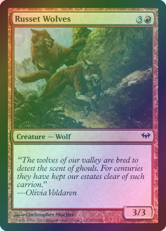 Russet Wolves (DKA) (102) / Foil