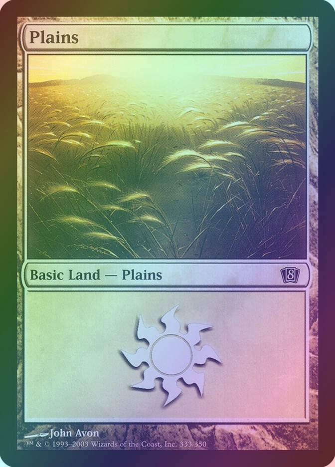 Plains (8ED) (333★) / Foil