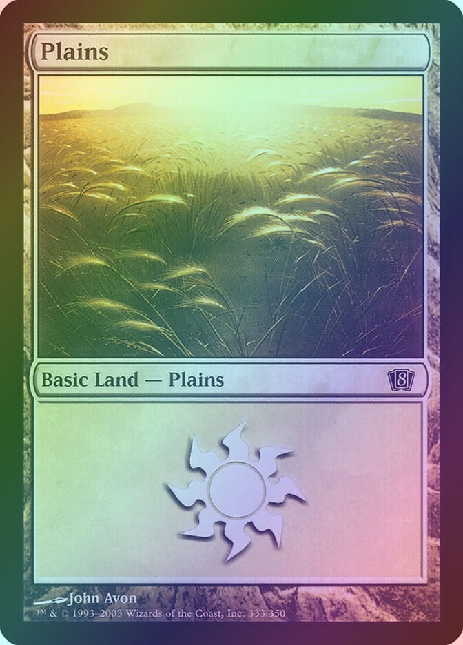 Plains (8ED) (333★) / Foil