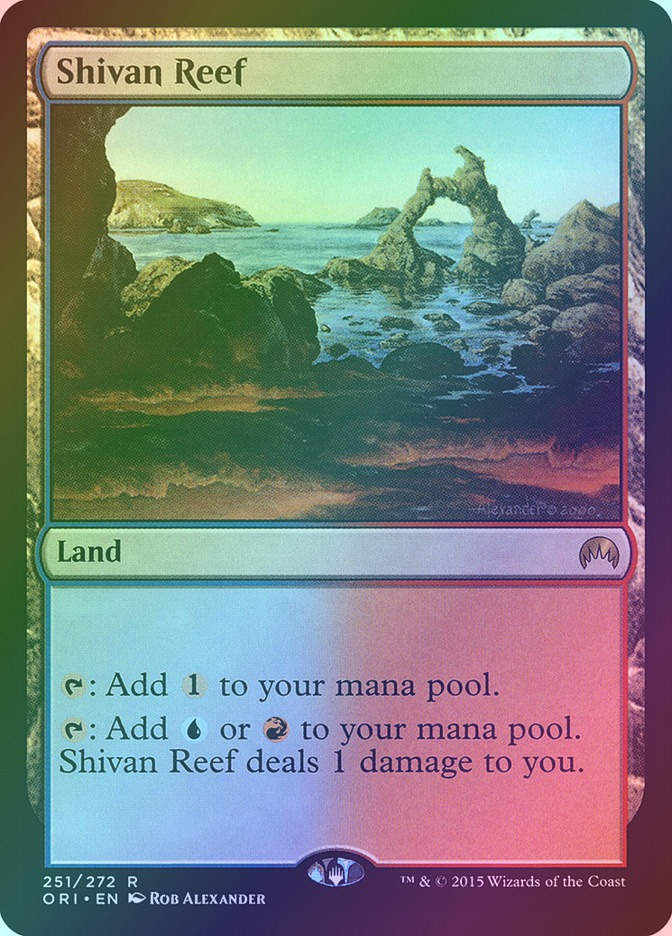 Shivan Reef (ORI) (251) / Foil